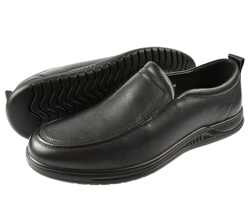 Pantofi casual, barbati, MELS, J60 negru, piele naturala